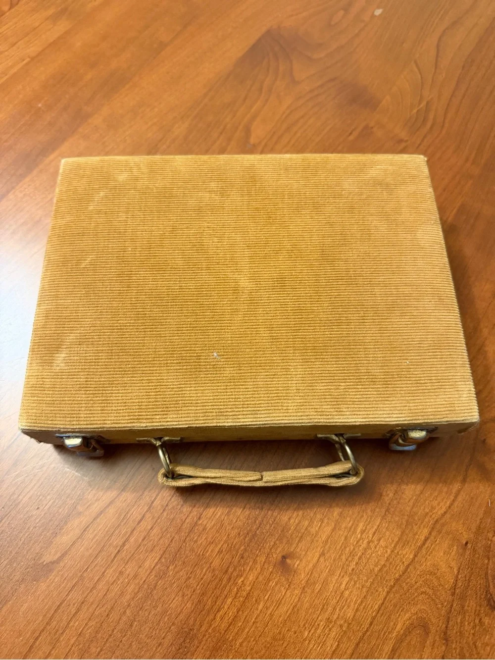 VTG Skor-Mor Backgammon Travel Set Corduroy Case